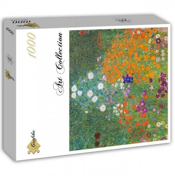 Puzzle 1000 Kwiaty w ogrodzie, Gustav Klimt