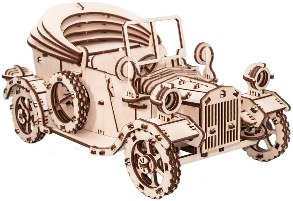 Puzzle Drewniane 3D Samochód Retro