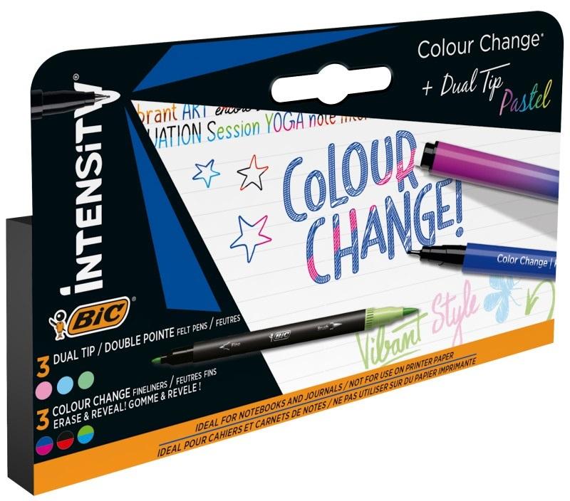 Intensity Color Change + Pastel Dual Tip 6 kolorów
