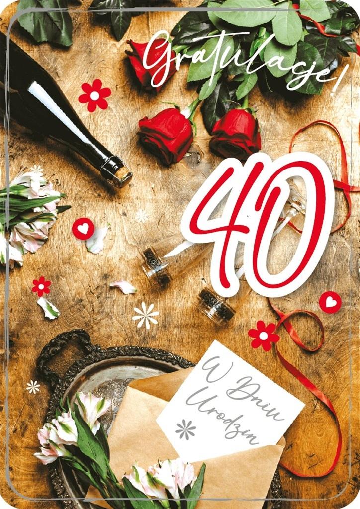 Karnet Urodziny 40 GM