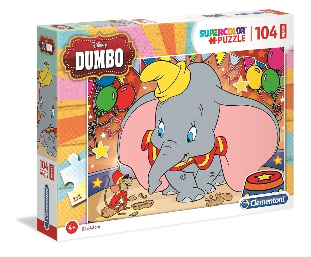Puzzle 104 Maxi Super kolor Dumbo
