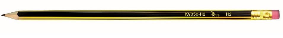 Ołówek z gumką twar.H2 KV050-H2 (12sz)