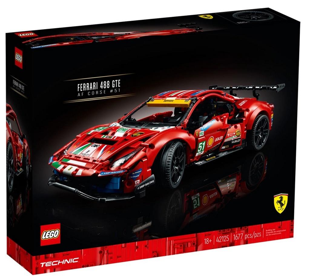 Lego TECHNIC 42125 Ferrari 488 GTE AF Corse #51