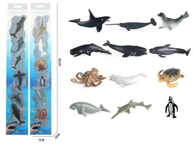 Zwierzęta oceaniczne 6szt. mix