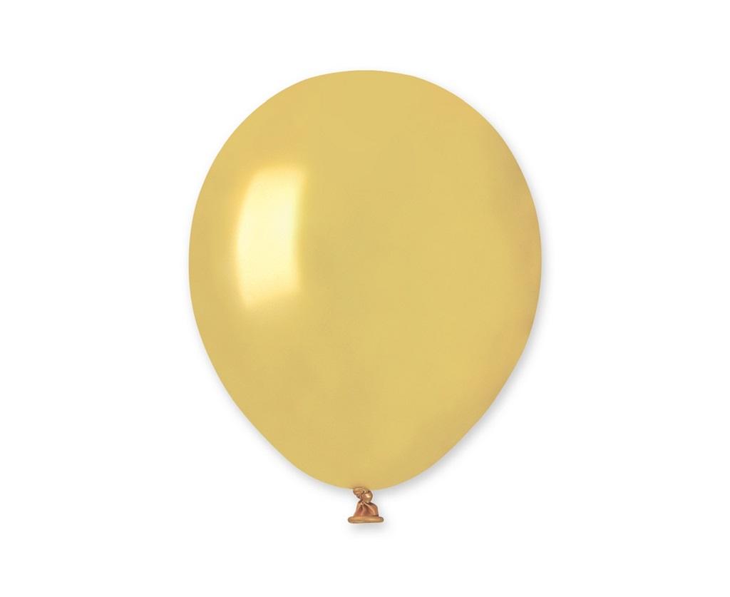 Balony metaliczne złote Dorato 100szt