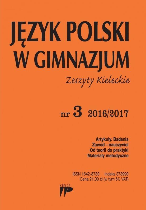 Język Polski w Gimnazjum nr 3 2016/2017