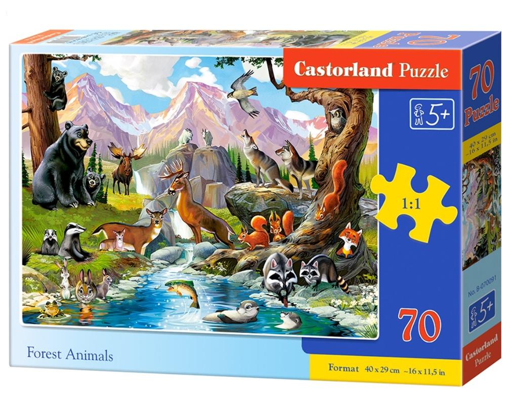 Puzzle 70 Forest Animals CASTOR