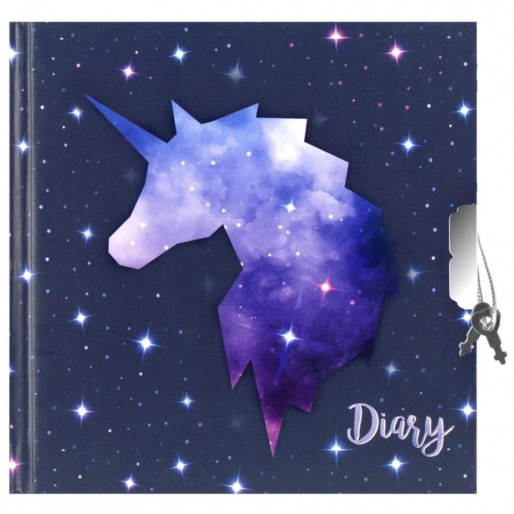 Pamiętnik zamykany Unicorn Galaxy