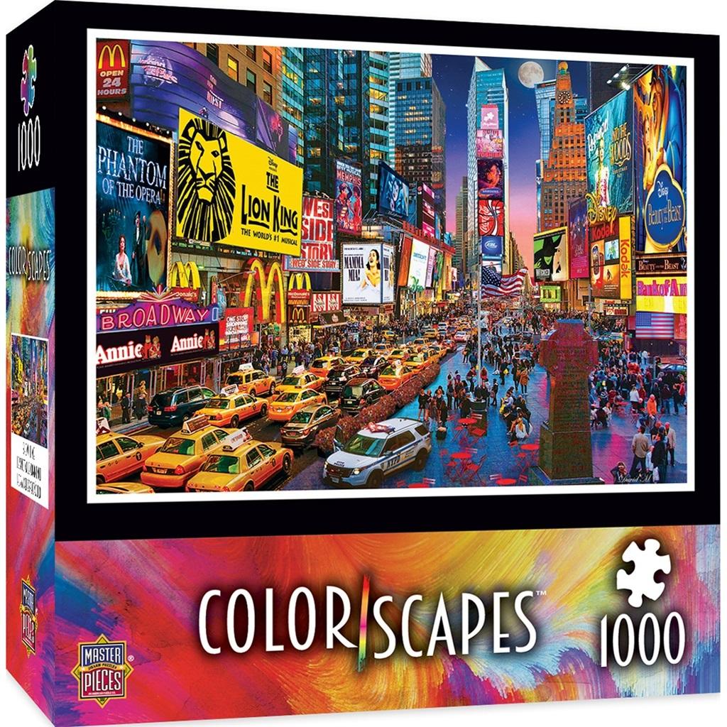 Puzzle 1000 USA, Nowy York - Miasto pełne kolorów
