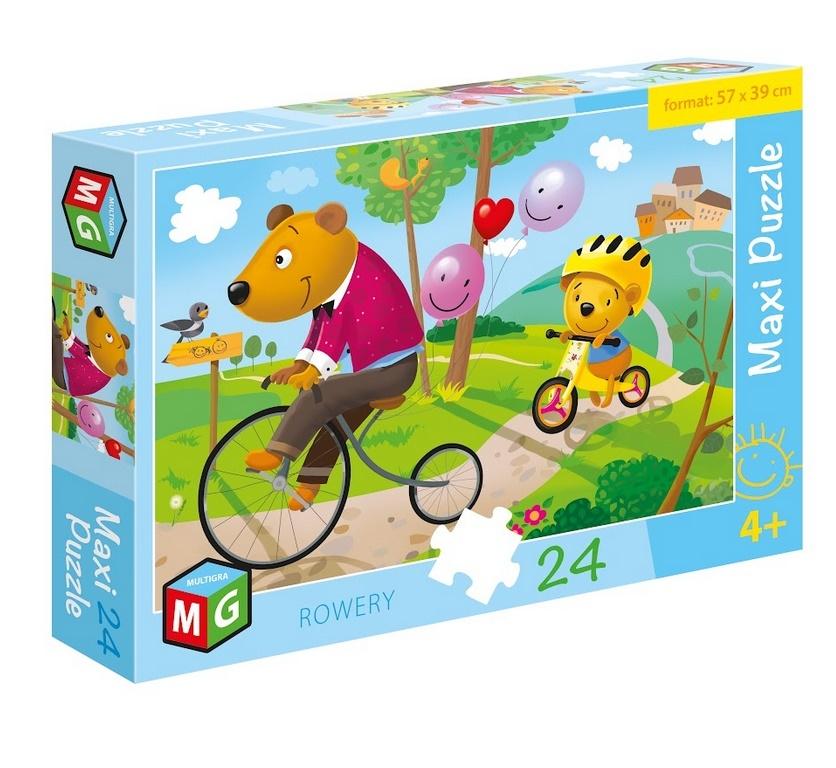 Maxi Puzzle 24 Rowery