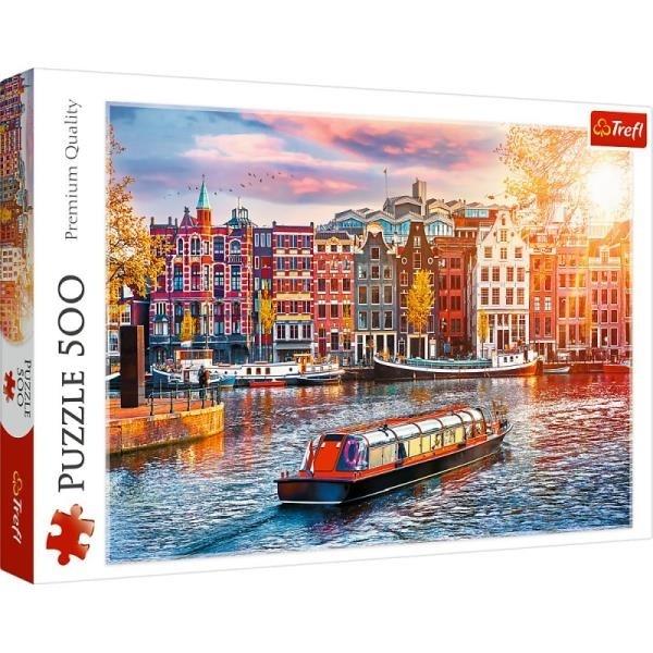 Puzzle 500 Amsterdam Holandia TREFL