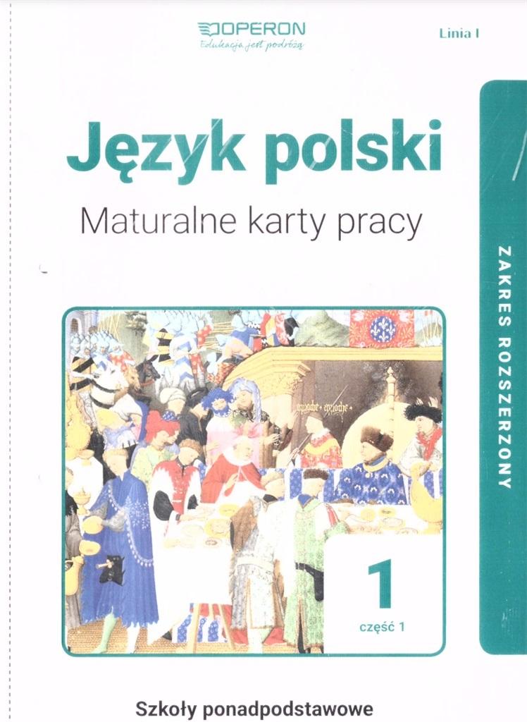 J. polski LO 1 Maturalne karty pracy ZR cz.1 2019