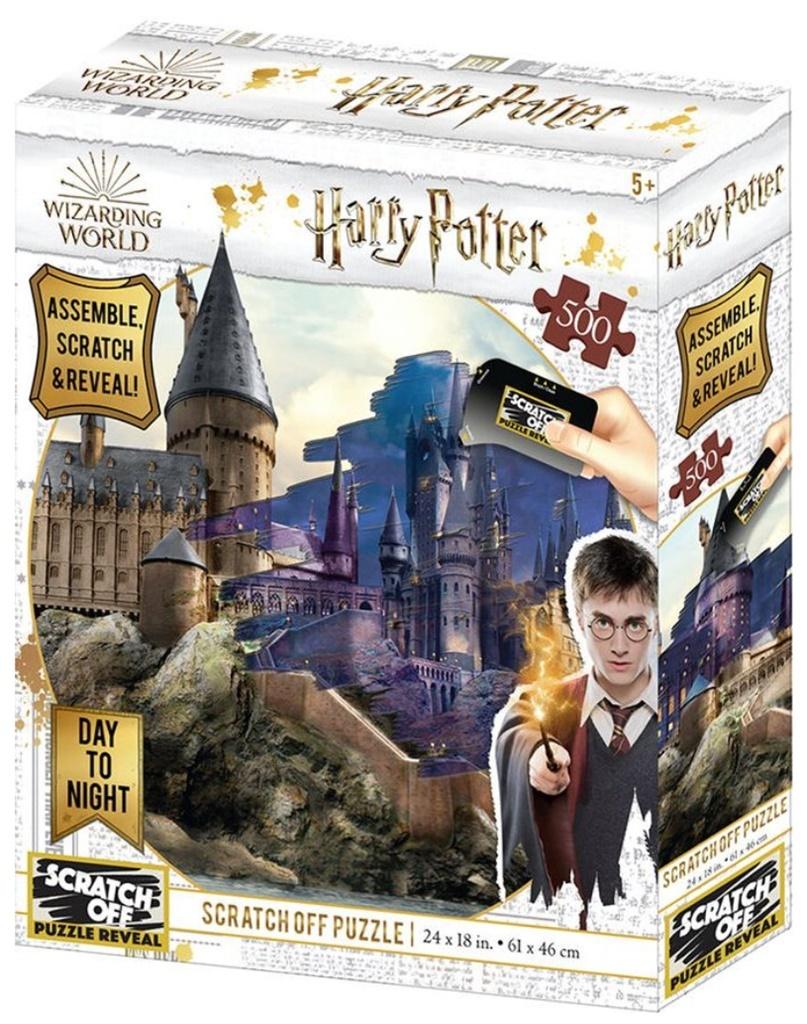 Magiczne puzzle zdrapka 500 HP Hogwart za dnia...