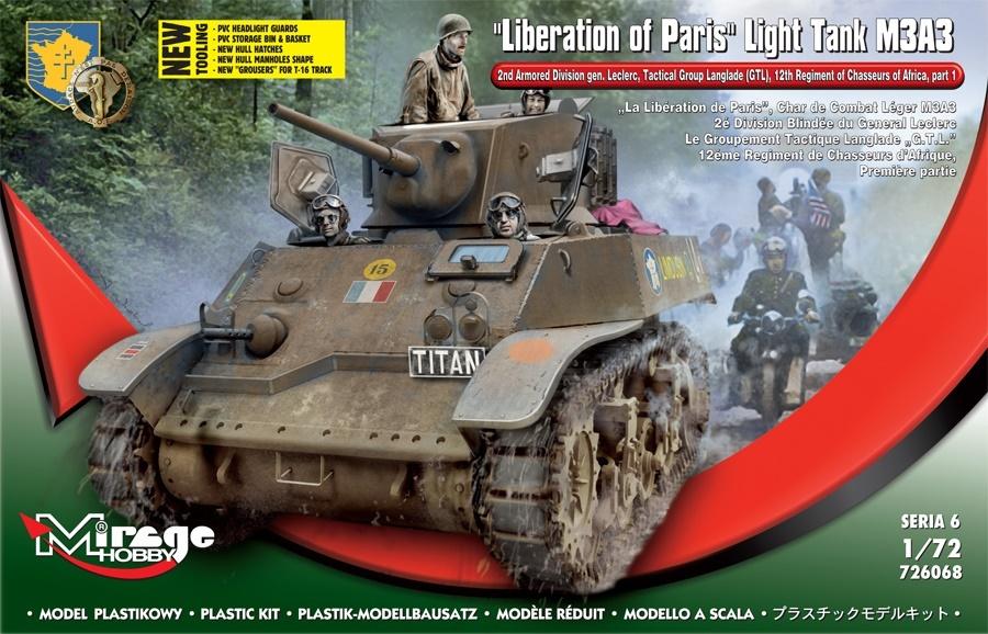 Czołg Lekki M3A3 Wyzwolenie Paryża