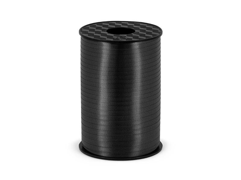 Wstążka plastikowa czarna 5mmx225m