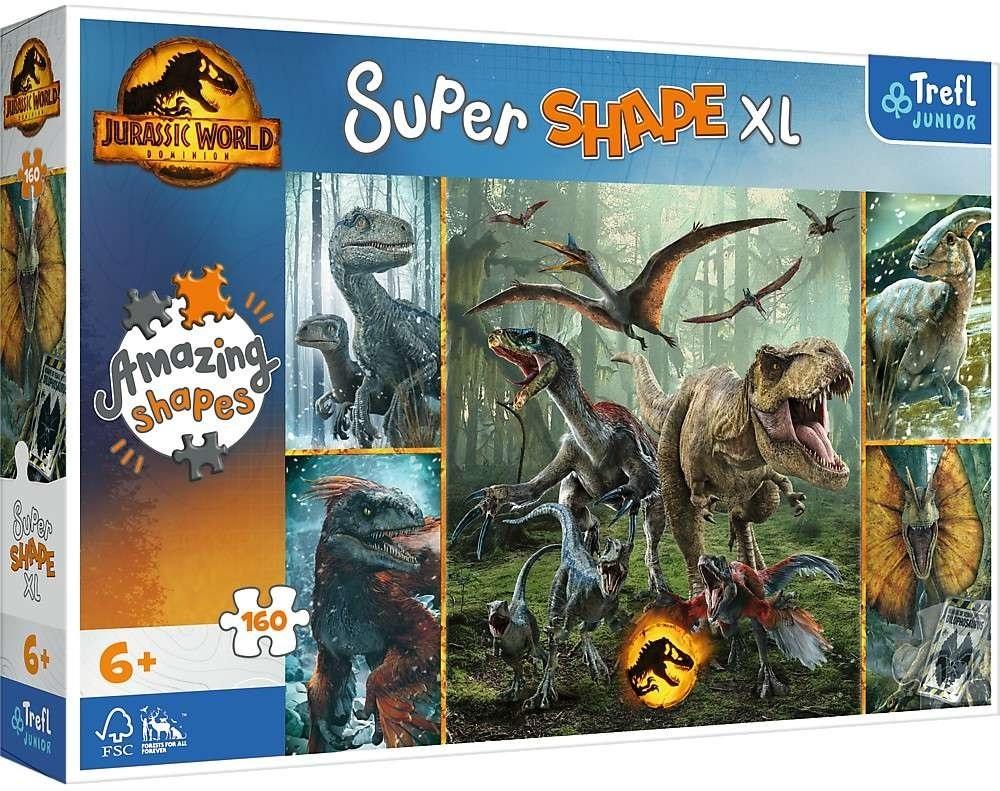 Puzzle 160 XL Niezwykłe dinozaury TREFL