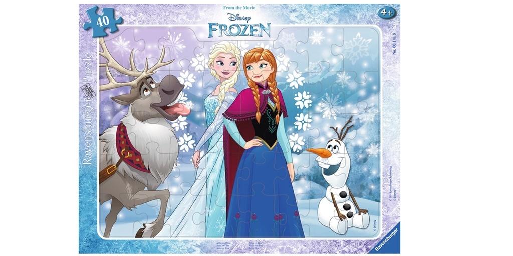 Puzzle 40 Frozen - Anna i Elsa
