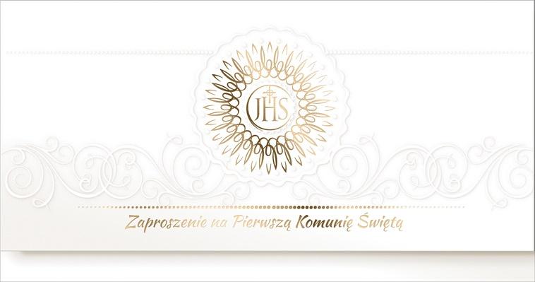 Zaproszenie Komunia ZK01 (10szt.)