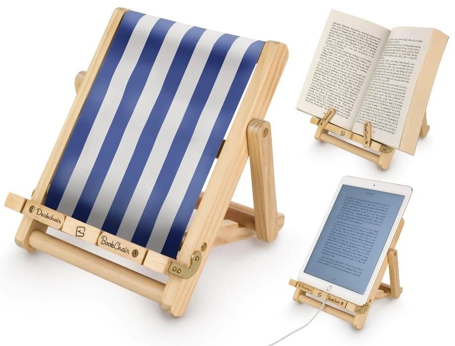 Book Chair podstawka pod książkę/tablet Leżak nieb