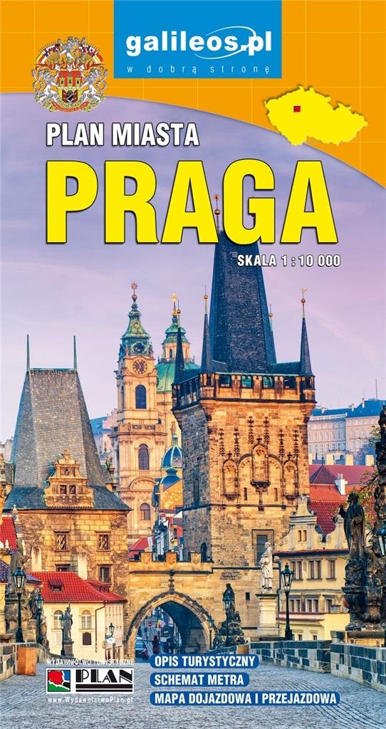 Plan miasta - Praga 1:10 000
