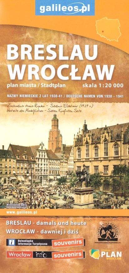 Plan miasta - Wrocław Breslau