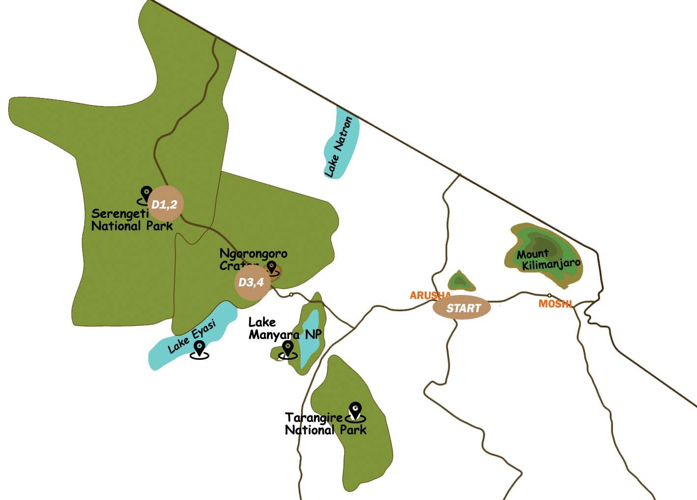 7 Days Tanzania Private Lodge Safari