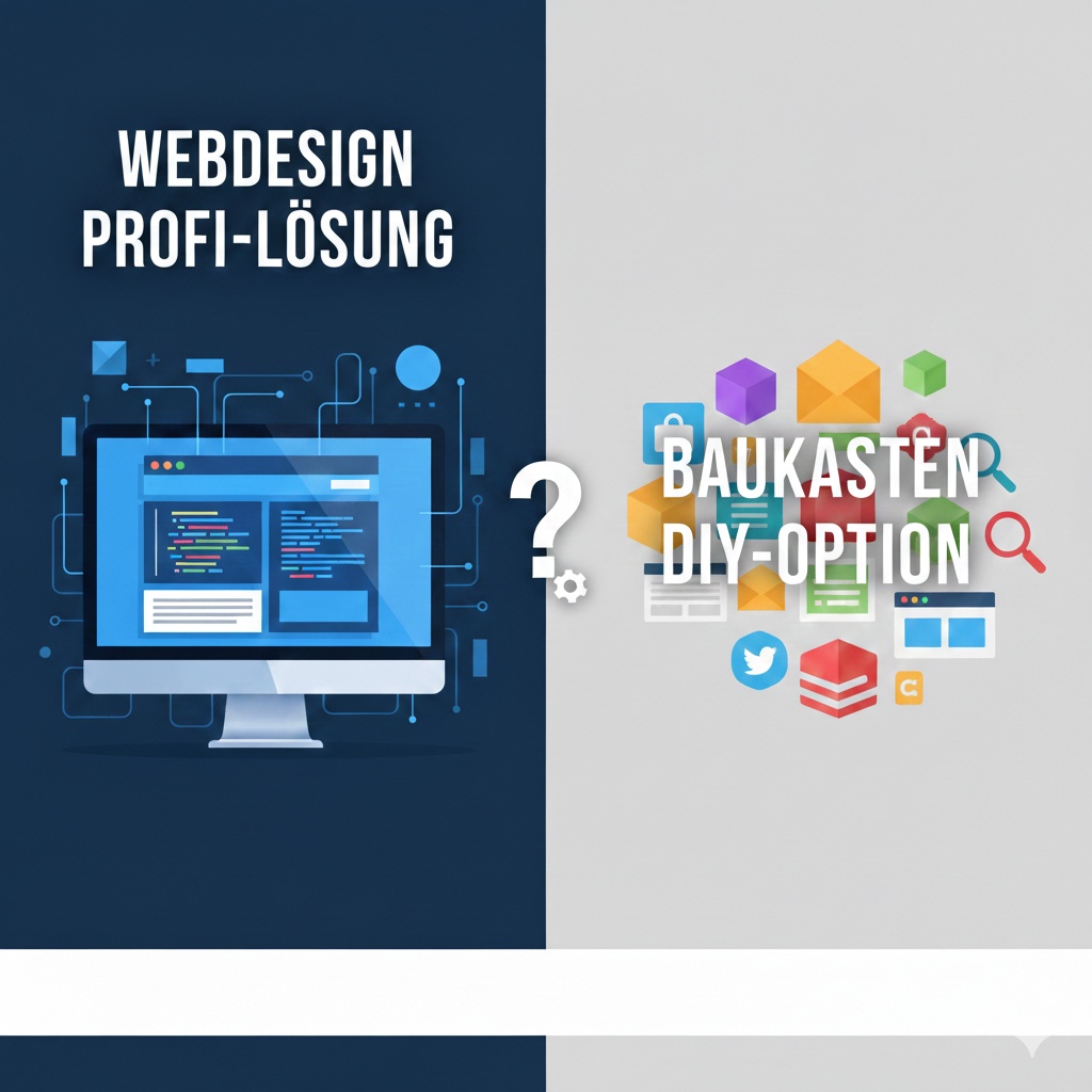 Webdesign vs. Baukasten