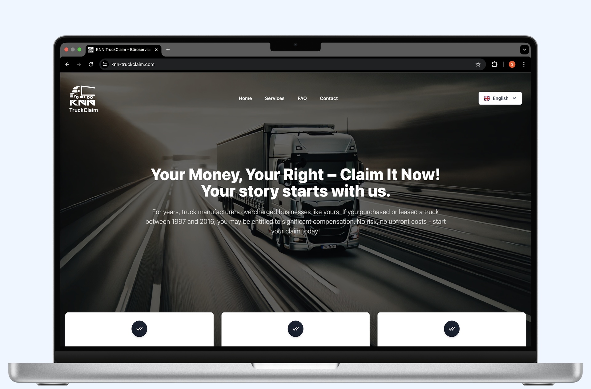 KNN-TruckClaim auf Mac