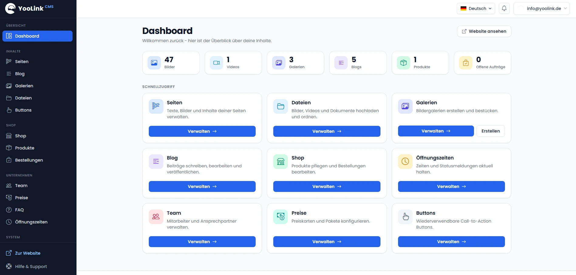 CMS Dashboard