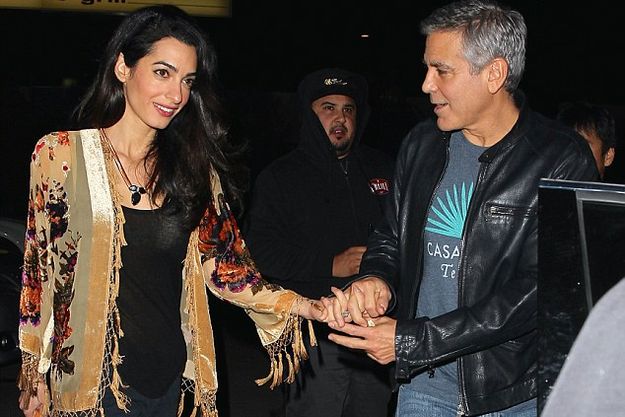 Джордж и Амаль Клуни отметили успех в суши-ресторане