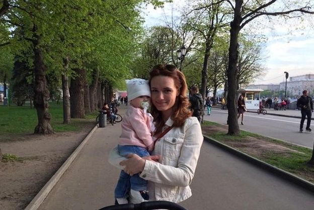 Кристина Бродская с дочкой Софией-Каролиной