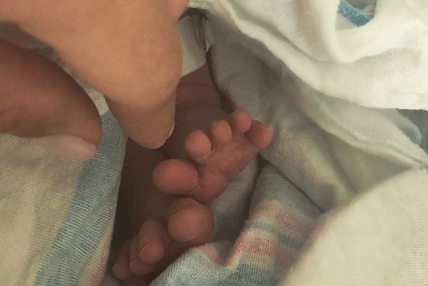 Кэти Топурия показала первые снимки новорожденной дочери