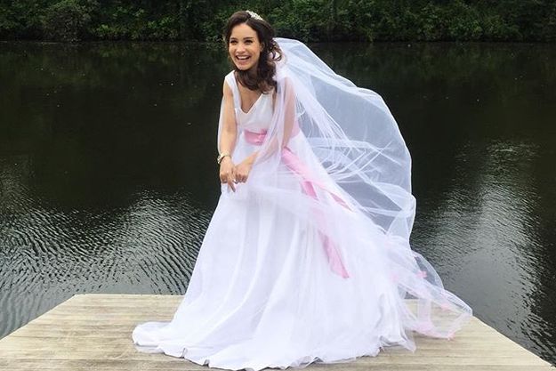 Виктория Дайнеко выложила фото в свадебном платье