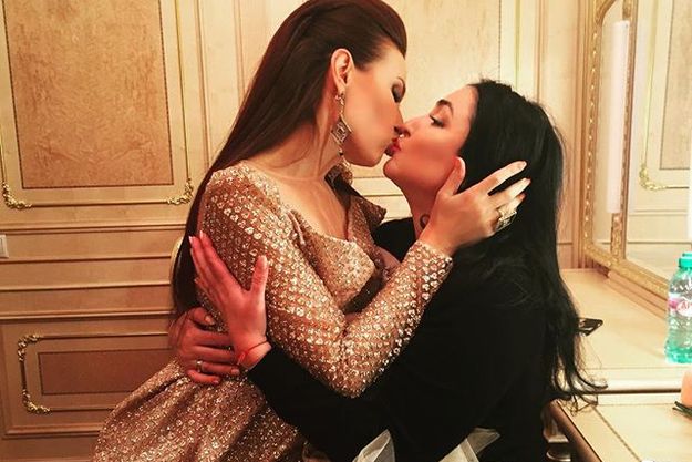 Лолита Милявская и Эвелина Бледанс страстно целовались в Кремле