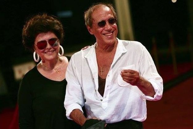 Адриано Челентано с женой