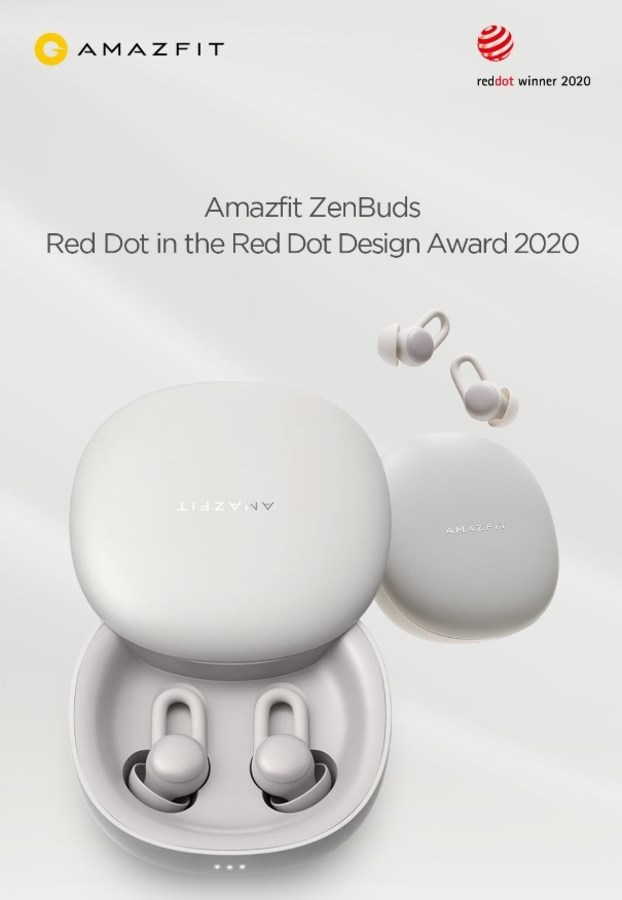 Премией Red Dot Design Award 2020 отмечены наушники Amazfit ZenBuds